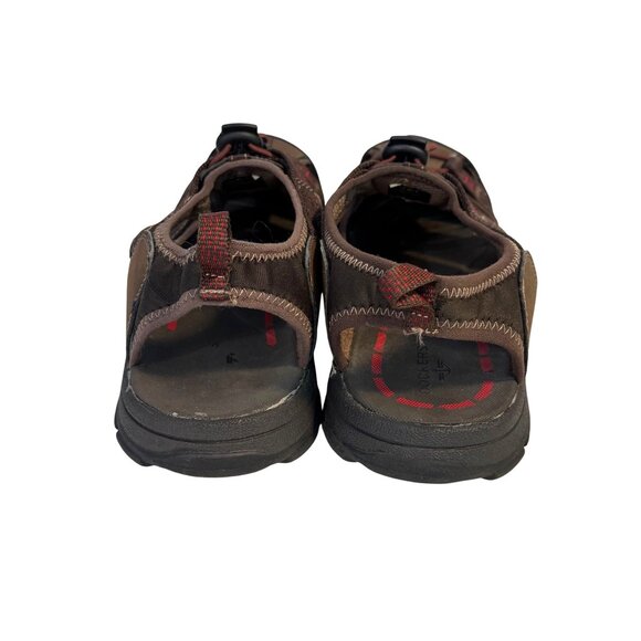 Dockers Sandals Mens 9M Brown Outdoor Hiking Fisherman Adjustable Toggle Closure - Picture 4 of 10